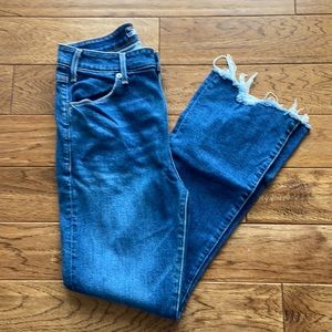 A&F high rise ankle flare